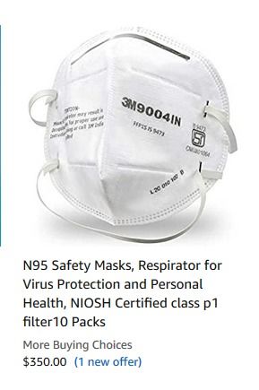 亞馬遜打擊哄抬物價(jià)？用戶質(zhì)疑 為何我仍買下35美元一只的口罩廣告